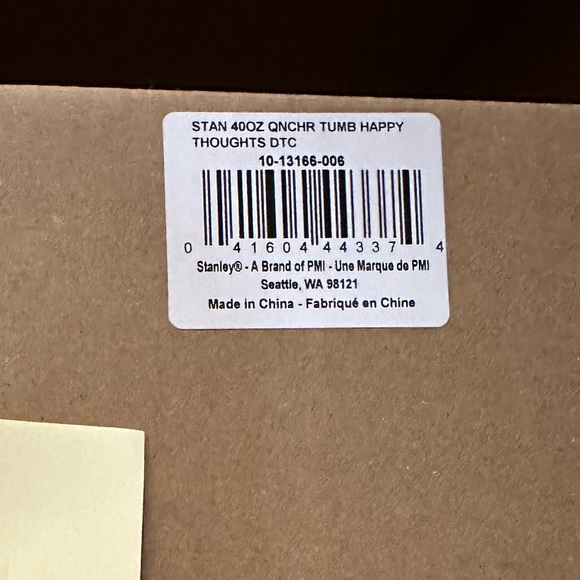 Stanley x LoveShackFancy Happy Thoughts 40oz tumbler New! - Picture 2 of 2